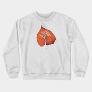 Autumn Cozy leaf trees Crewneck Sweatshirt